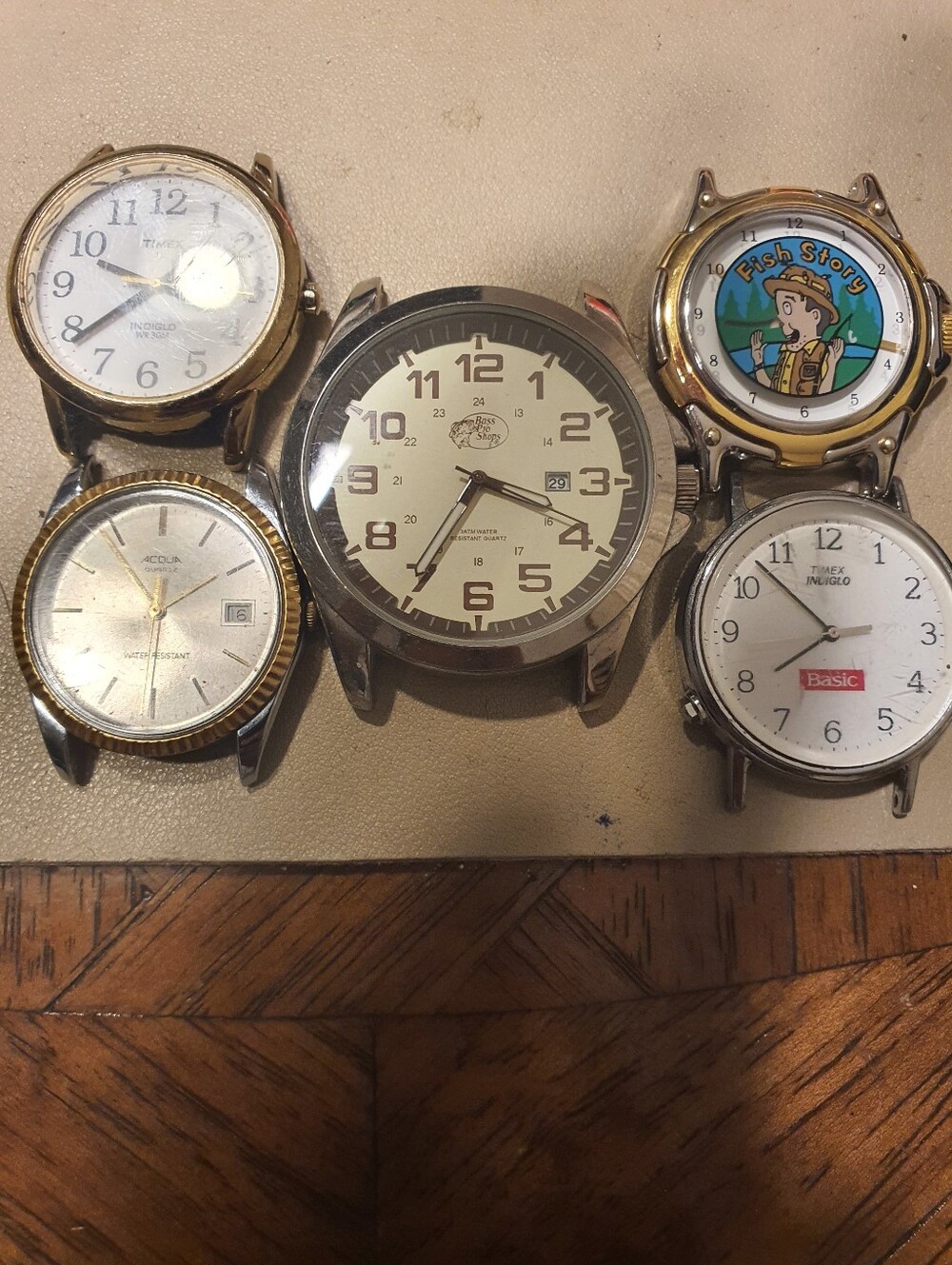 10/$20 Lot Of 5 Men's Watches For Parts Or Repair #4
